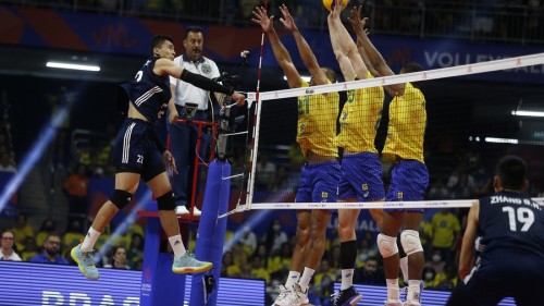 China beat Brazil in men's Volleyball Nations League