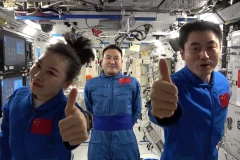 Shenzhou-13 dünyaya dönmeye hazır